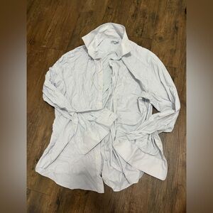 Peter Millar White and Blue Polka Dot Shirt